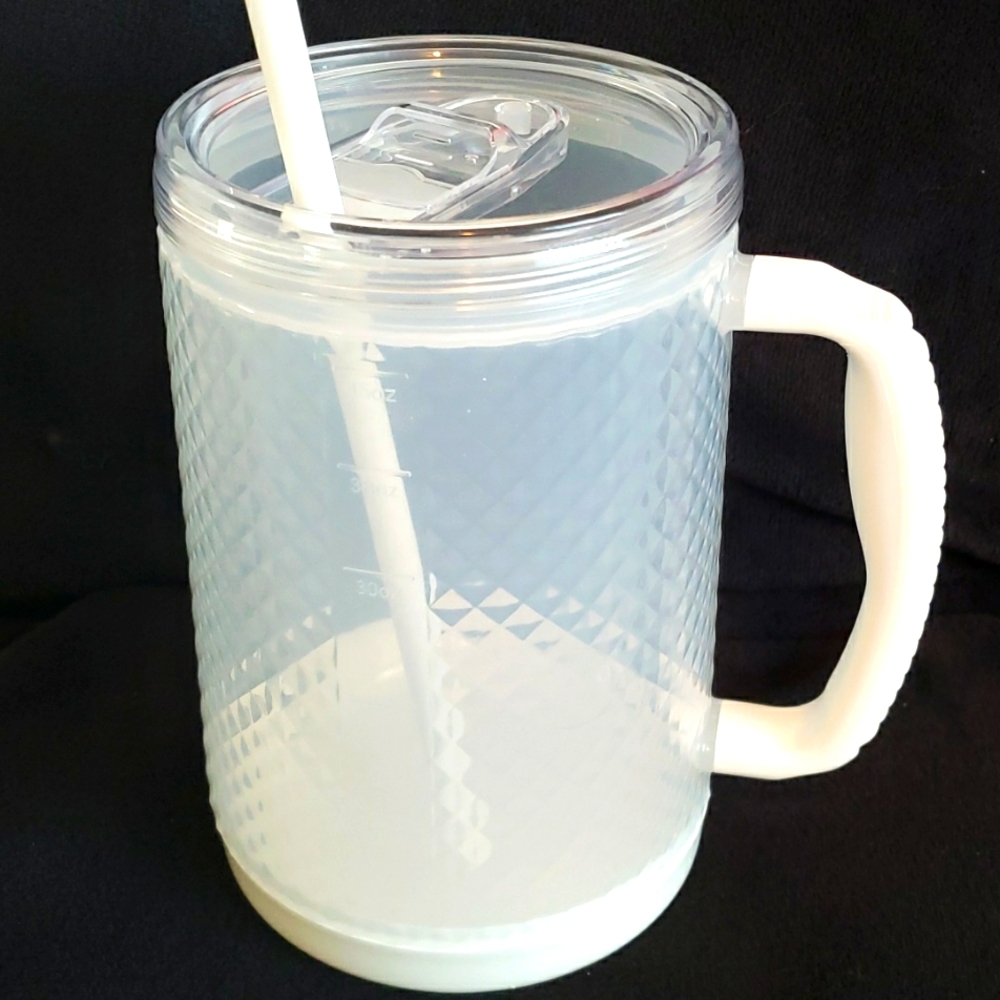 Water TikTok Concoctions Viral Plastic Double Walled White Mug 48oz